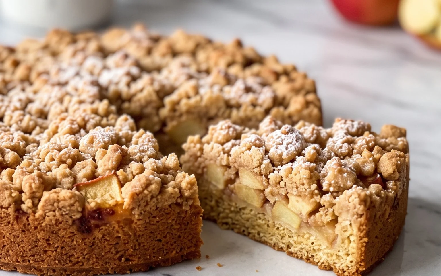 Veganer Apfelkuchen – einfach & mit leckeren Streuseln