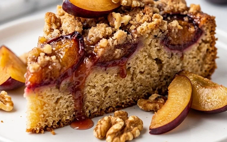 Zwetschgen-Nuss-Kuchen