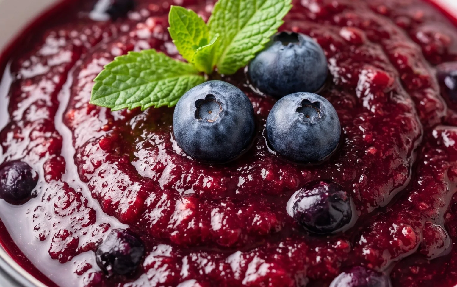 Blueberry Vanilla Applesauce
